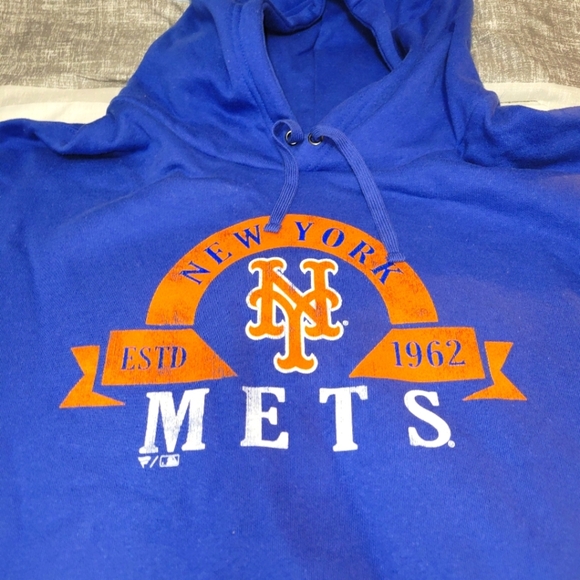 NY Mets Fanatics Baseball Hoodie- Men's Big & Tall Size 5XT NWT - Picture 1 of 5